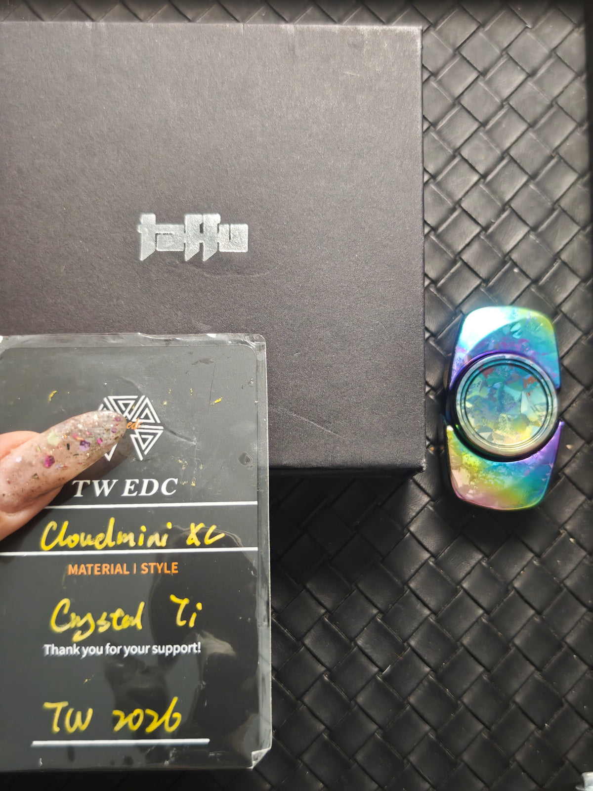 Premium Exquisite Cloud Crystallized Titanium