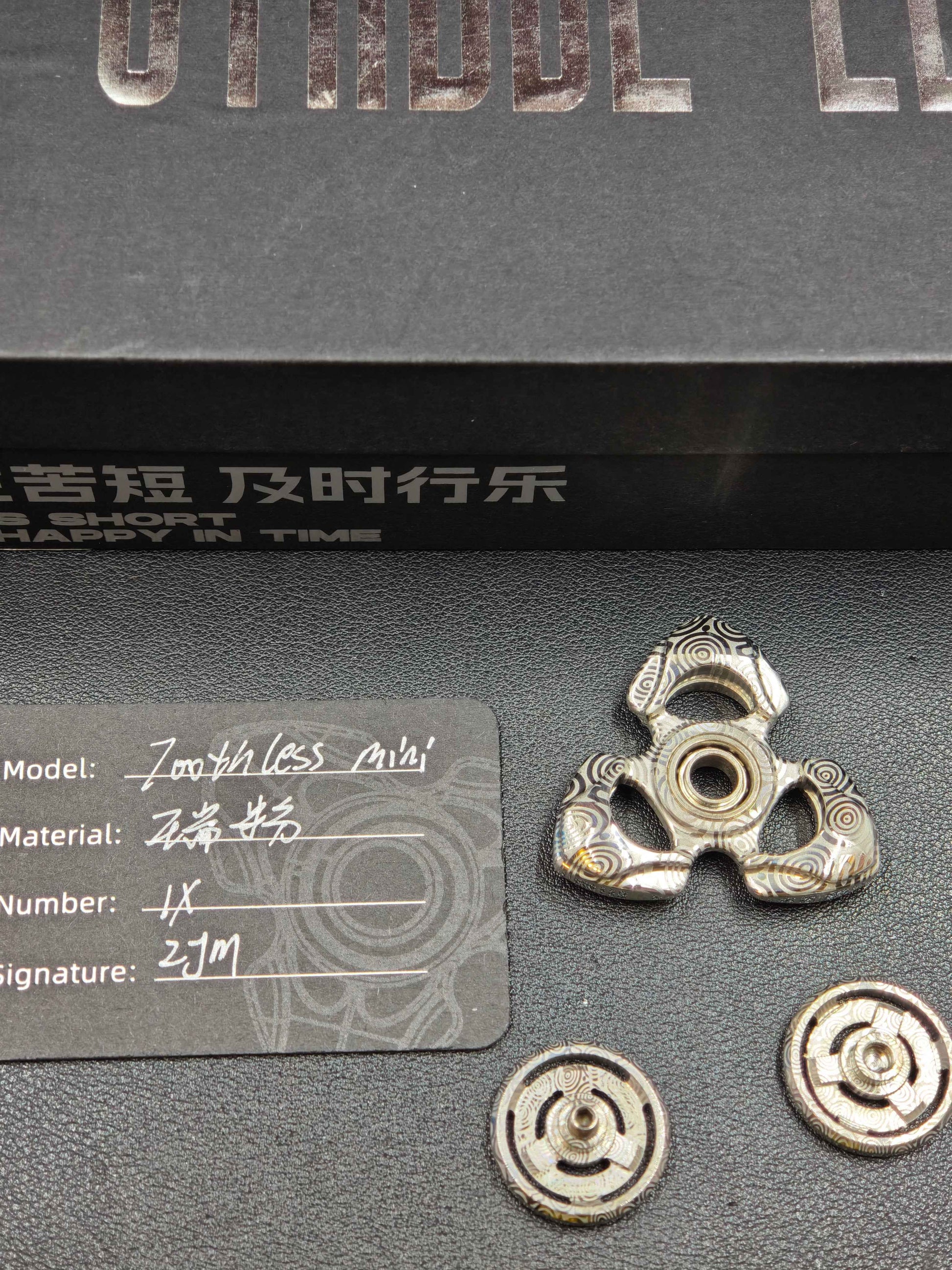 Toothless Mini Pearl White Stainless Steel