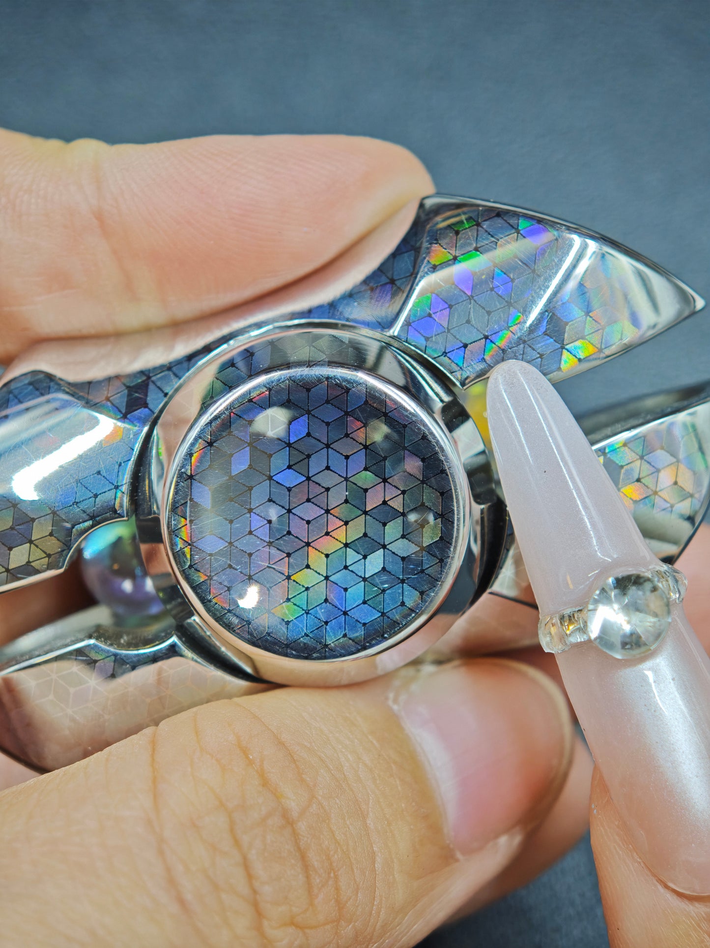 Lazer Crystalized r Stainless Steel