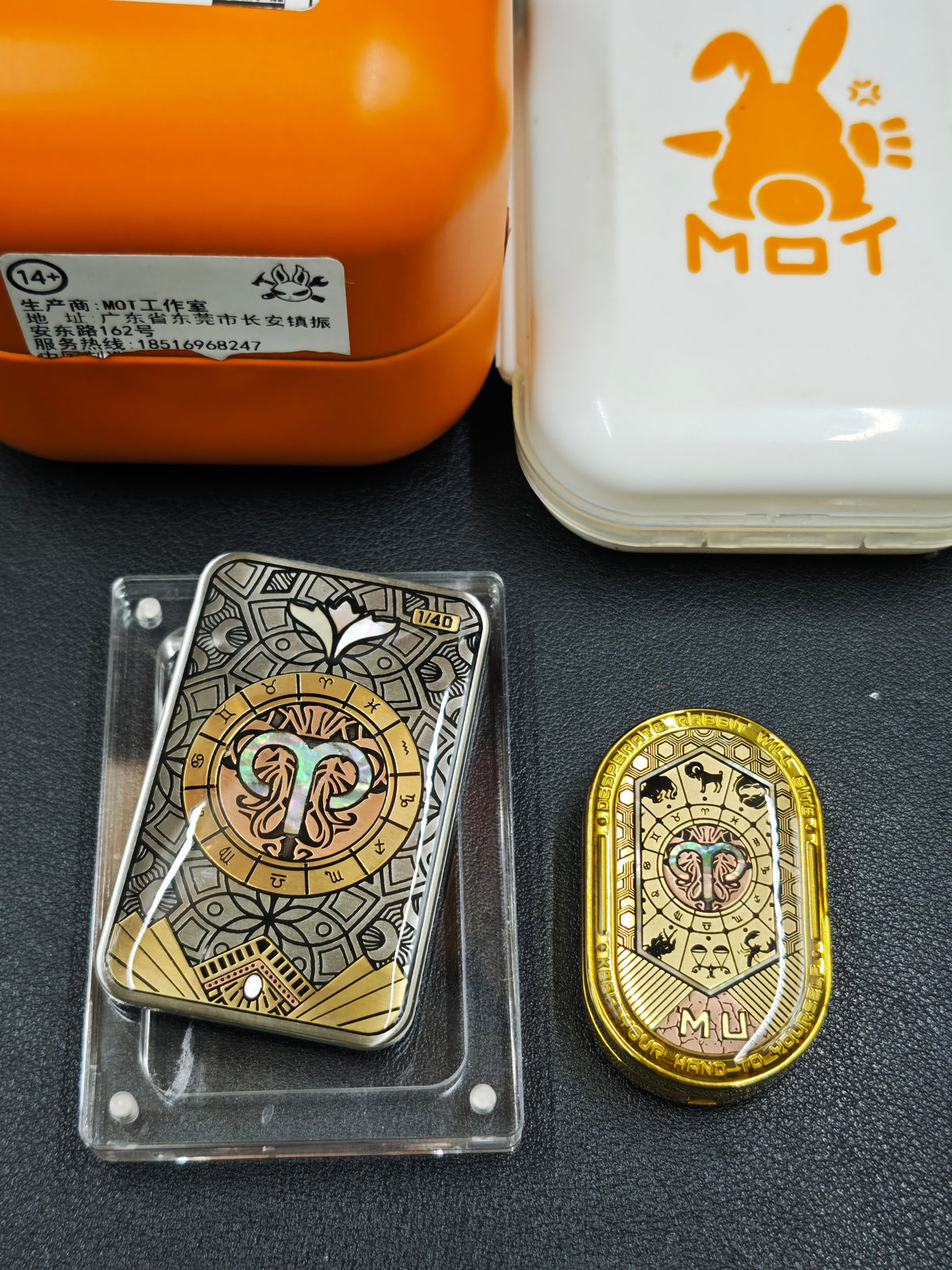 Groove Zirconium Gold Plated Resin-Sealed
