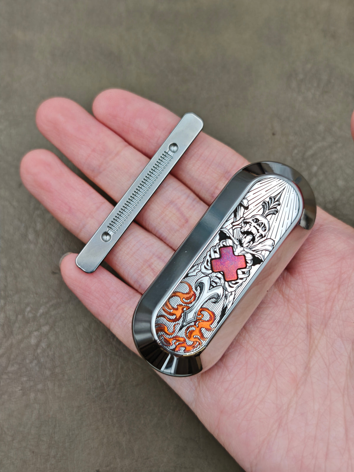 Axis Stainless Steel Engraved