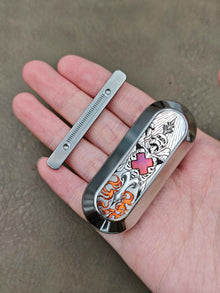 Axis Stainless Steel Engraved