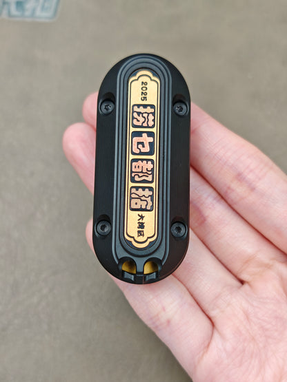 Popping Titanium PVD Coated Blasted