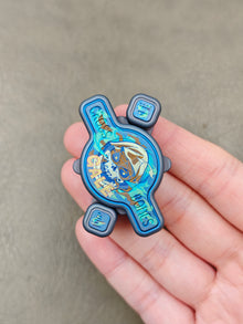 Cross Bones r Titanium Color-Anodized