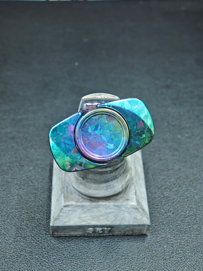 Spinner Crystallized Titanium