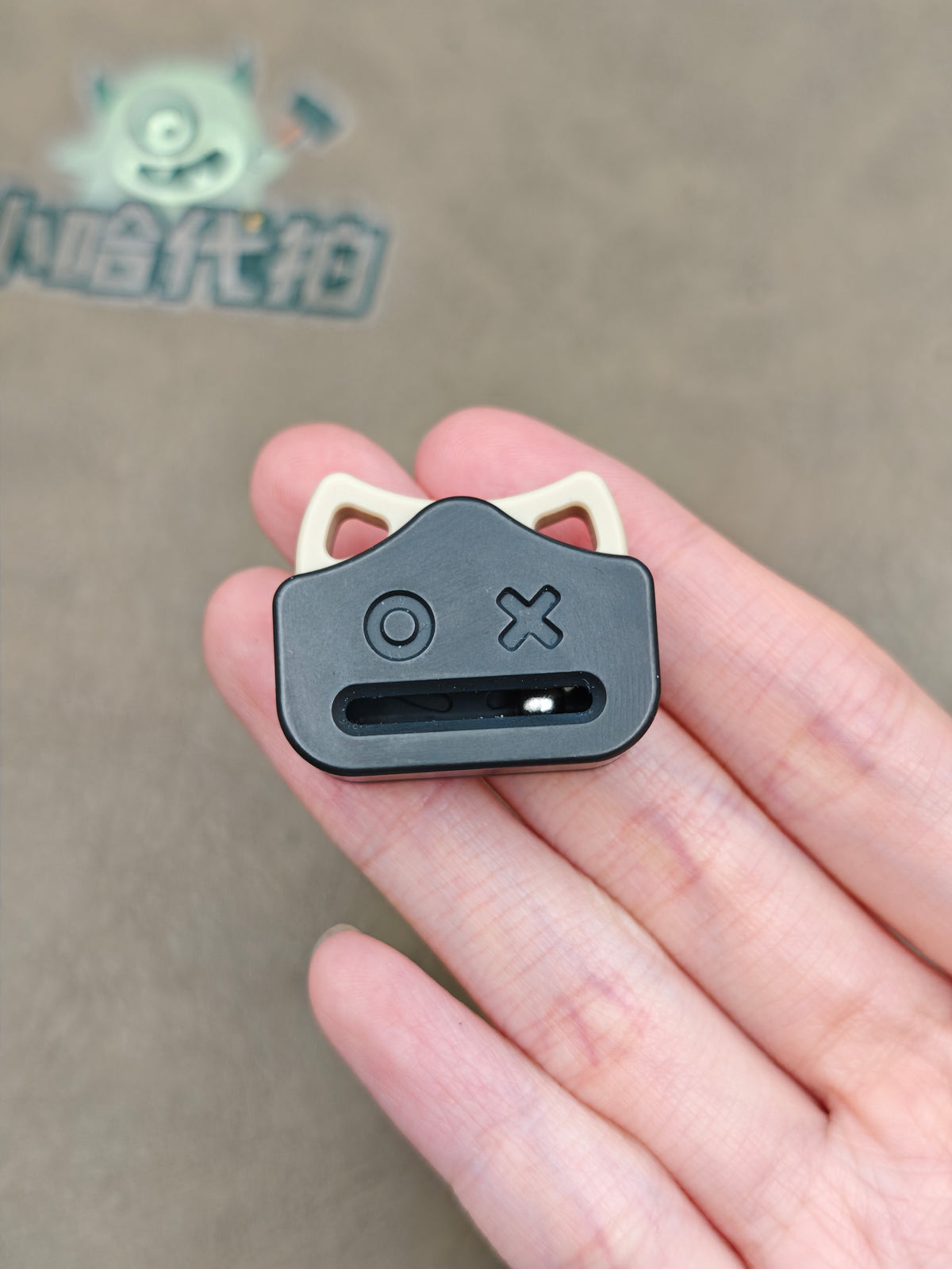 Demon Ji Emoji Pendant Zirconium