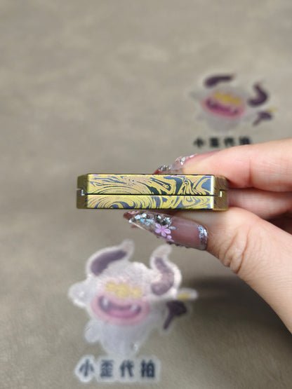 Plane Titanium Engraved