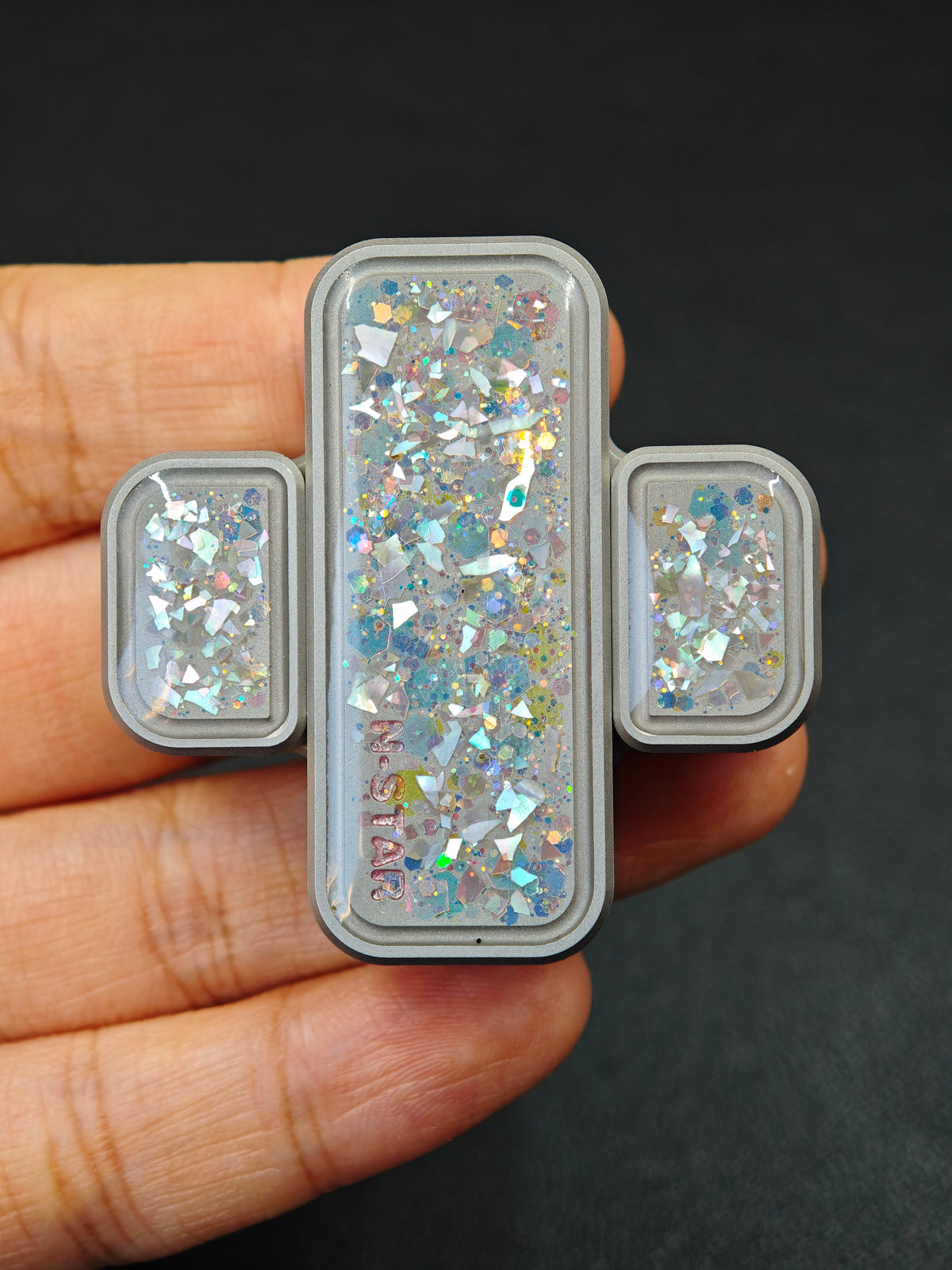 "+" Stainless Steel Resin-Sealed