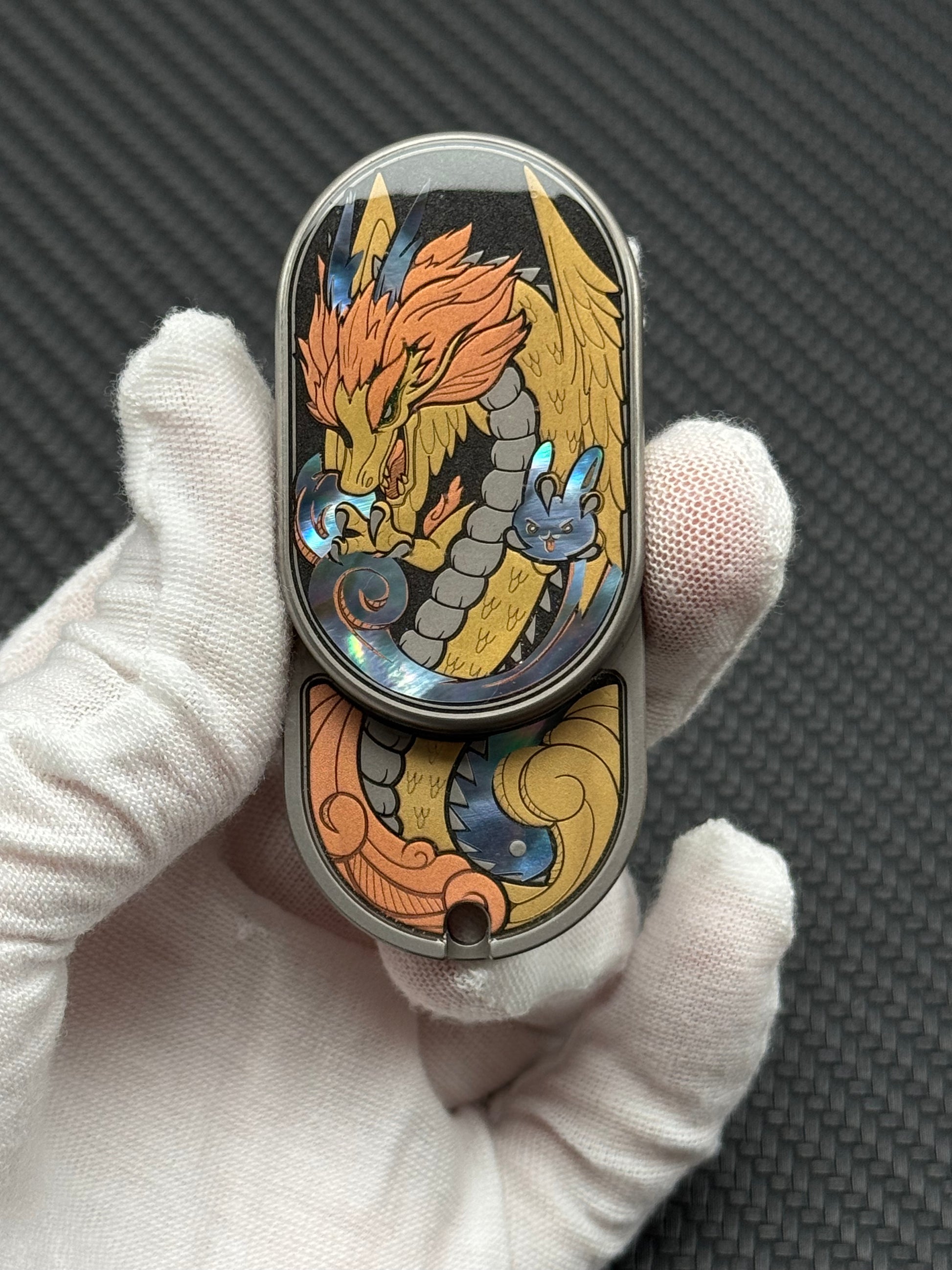 Couture Dragon Rhythm Titanium Resin-Sealed