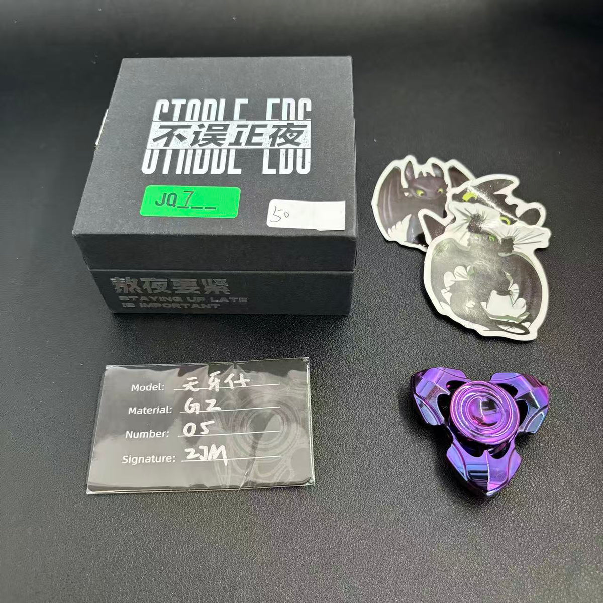 Toothless Finale Special Material Zirconium