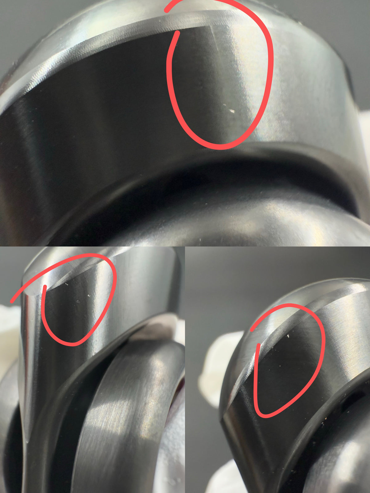 Origin Point Zirconium Color-Anodized Machine Finished