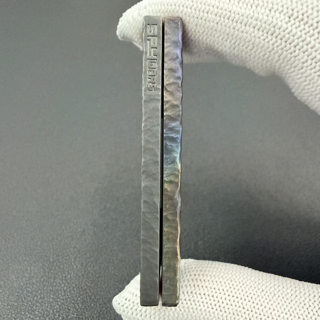 Choc Zirconium Color-Anodized Stone Textured