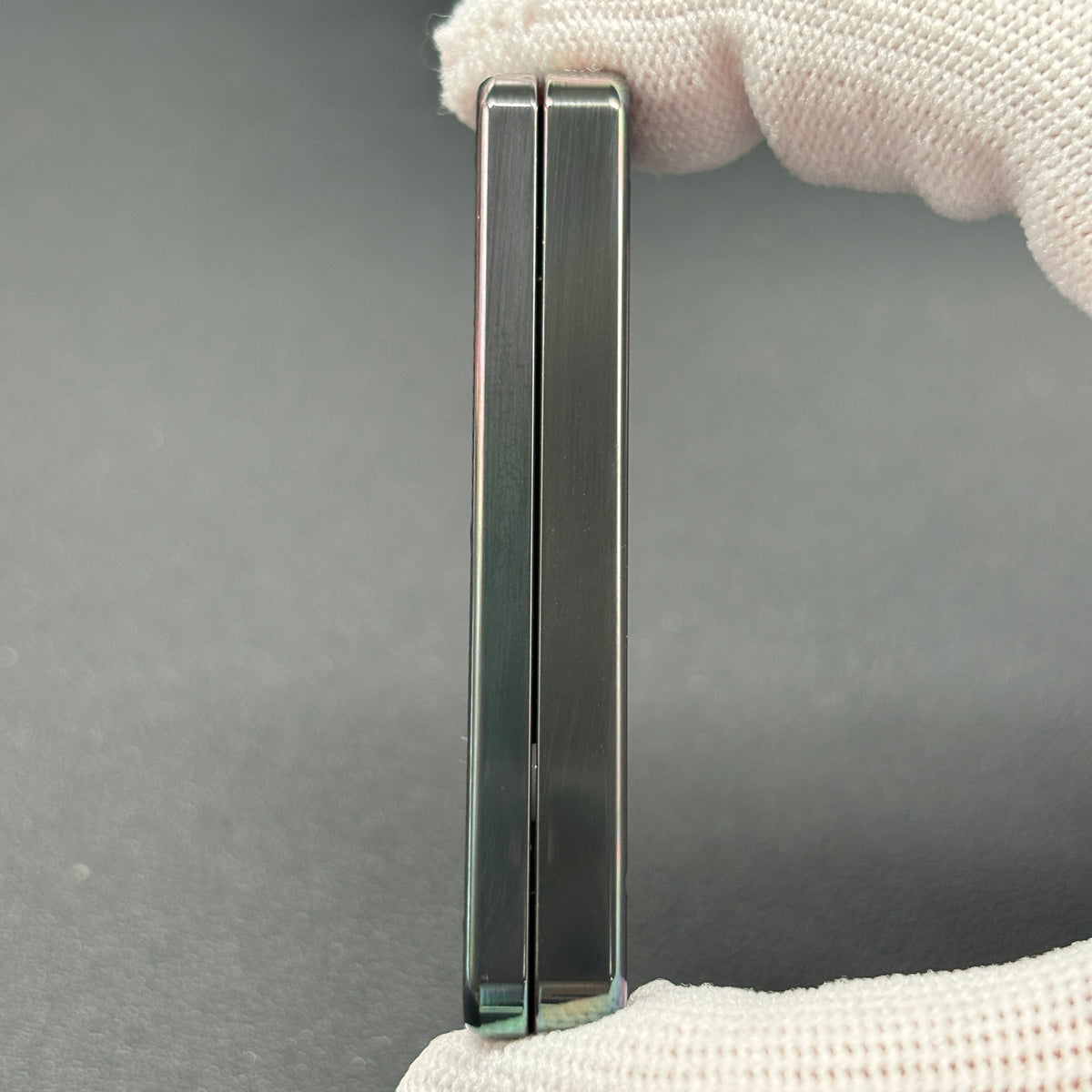 Tita Zirconium Color-Anodized Engraved Polished