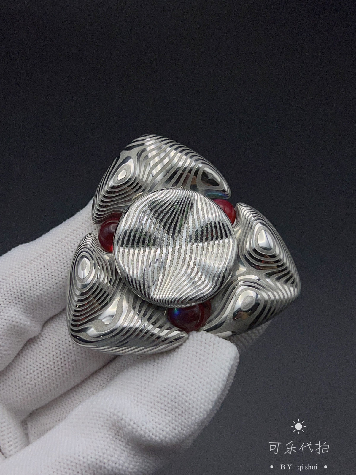 Fat Squid Damasteel