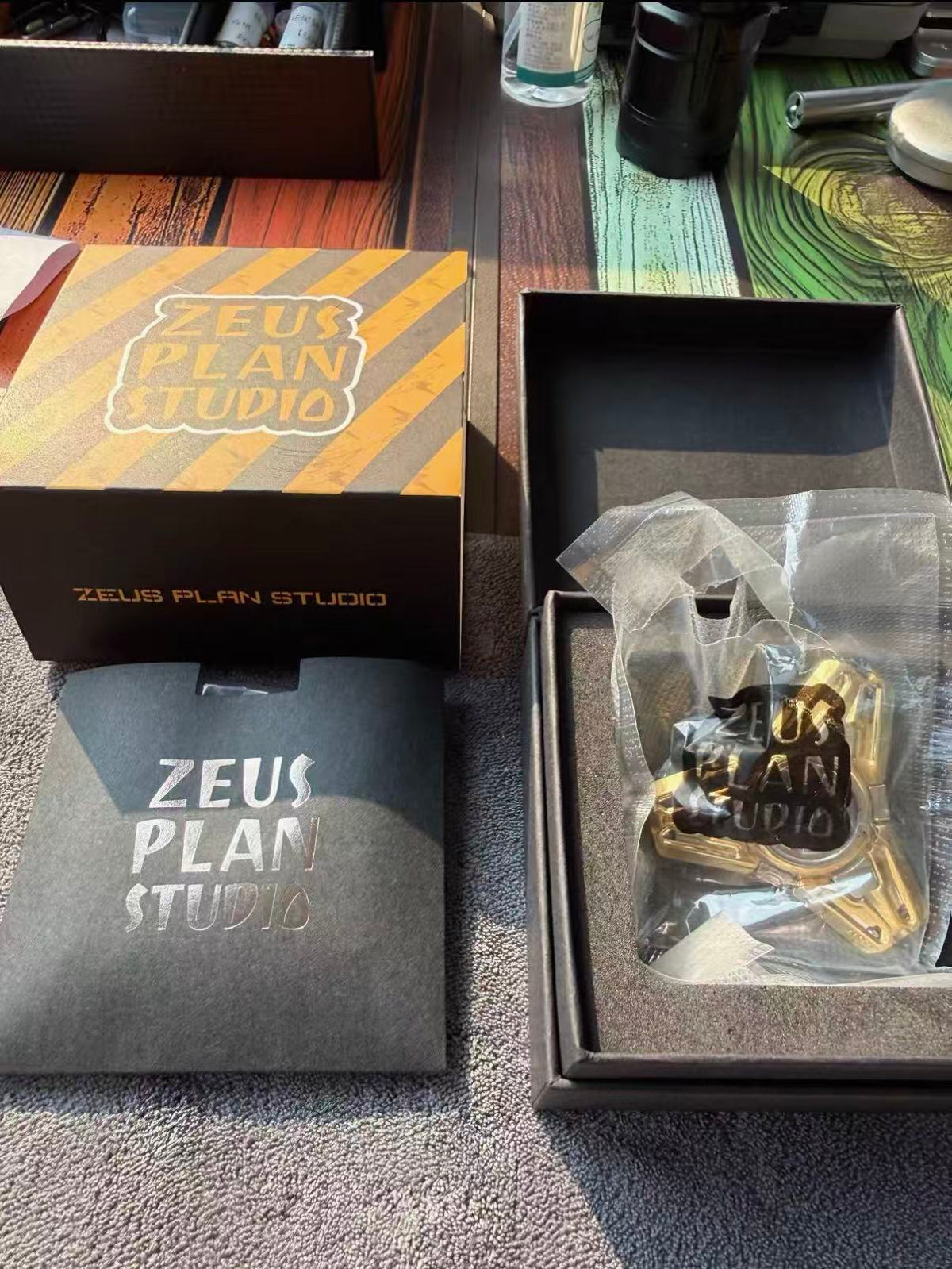 God of Time Stainless Steel Gold Plated