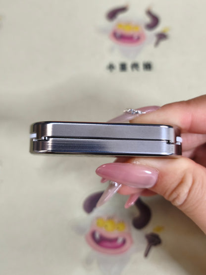 Ming Yin Titanium Color-Anodized Engraved