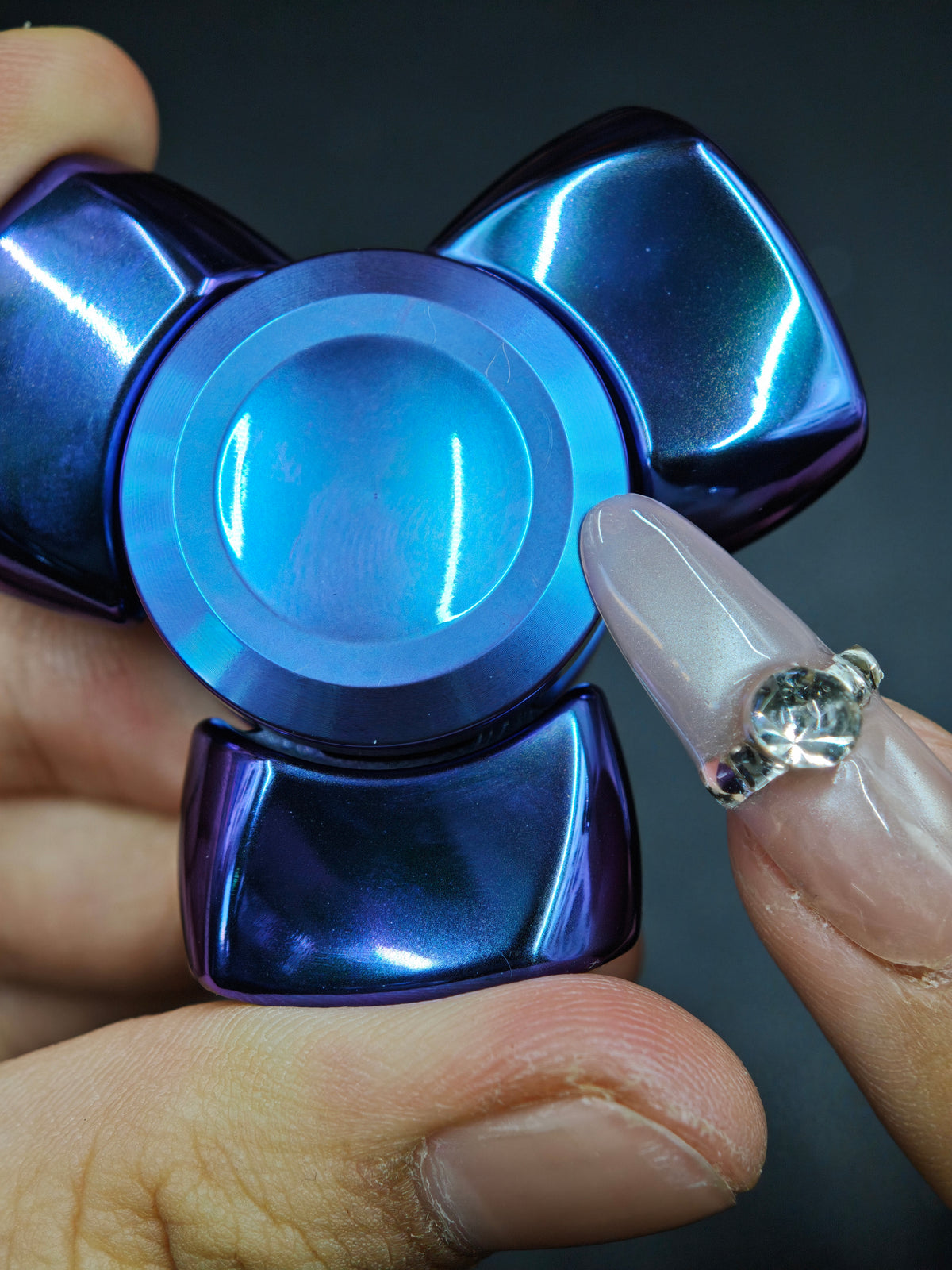 Zhen Tungsten Color-Anodized Polished