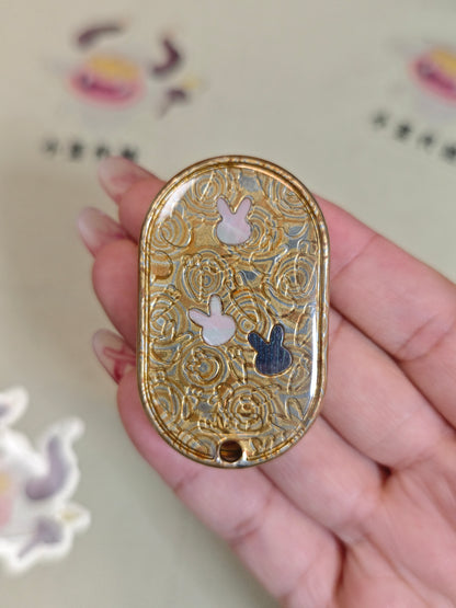 Grumpy Rabbit Rhythm Mokume