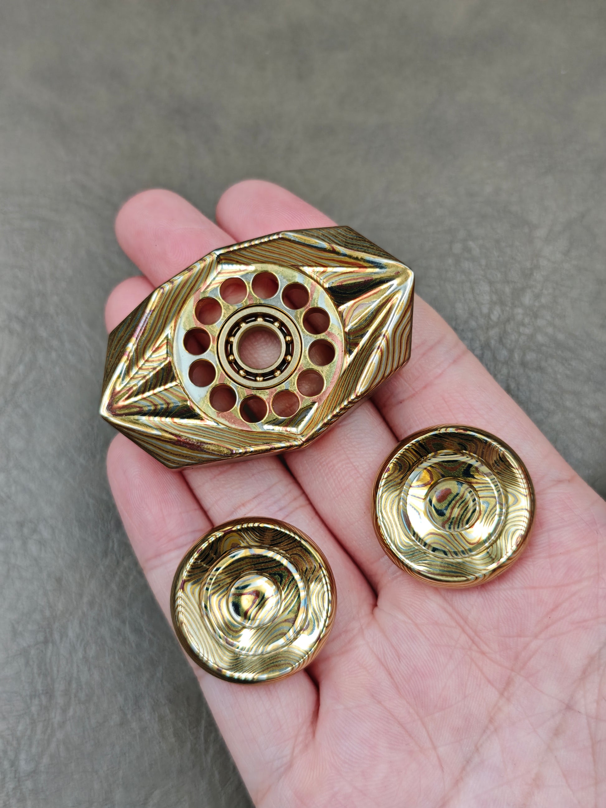Folding Blade Folding Mokume Copper