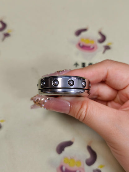 Dealer Button Stainless Steel