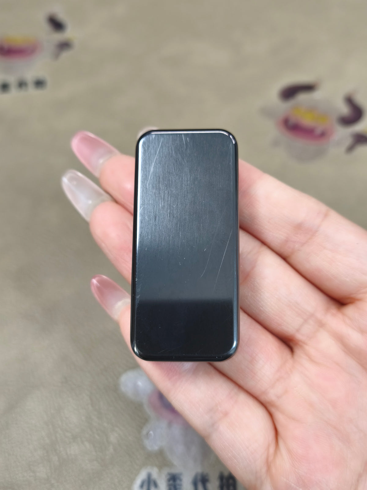 Brocade & Azure Paperweight Zirconium Polished