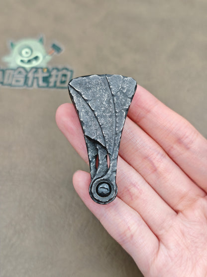 NAYICI Peacock Feather Zirconium Stone Textured