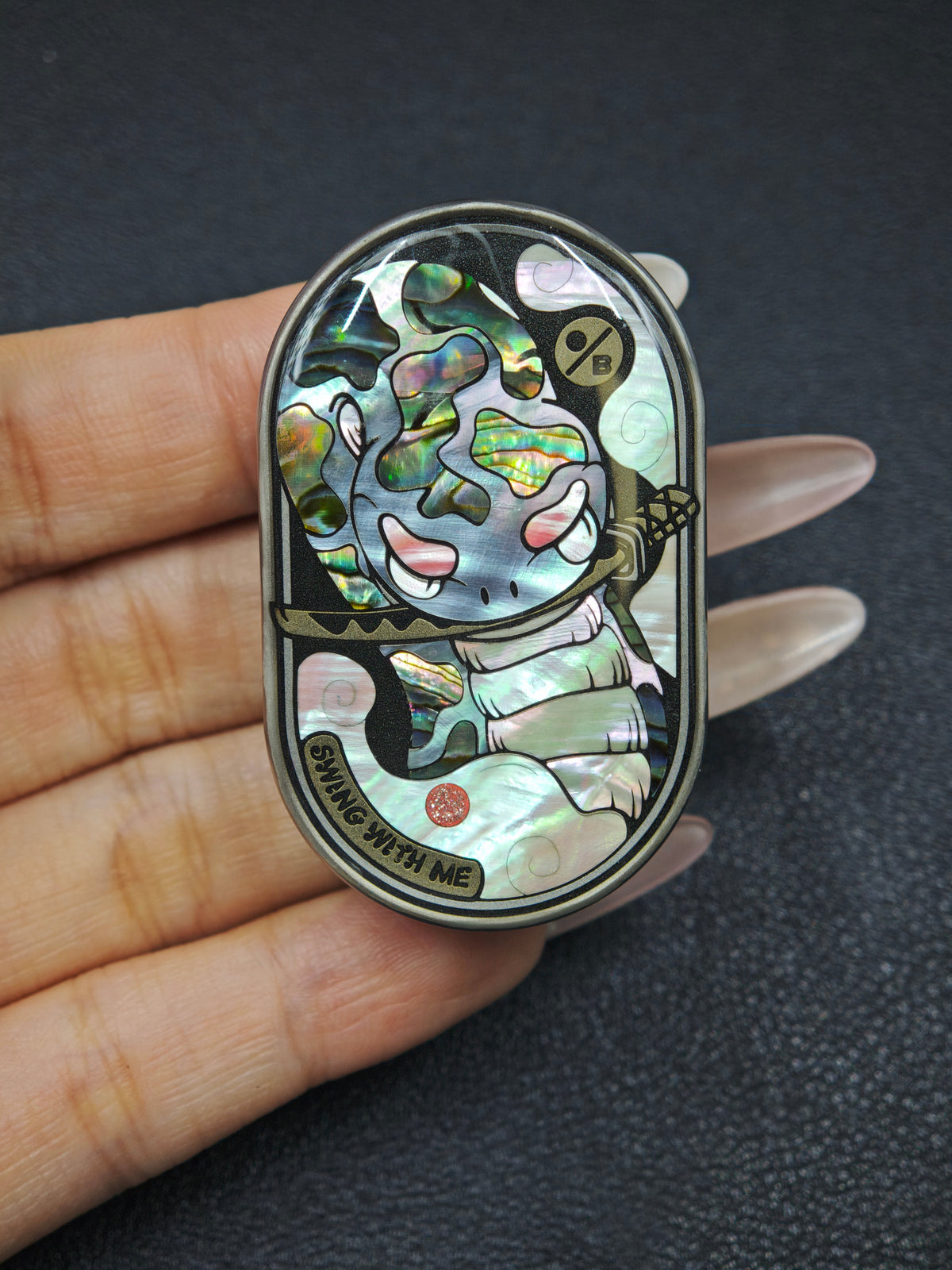 FuYao Titanium Gold Plated Resin-Sealed