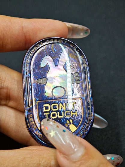 Grumpy Rabbit Rhythm MOP Titanium Mokuti