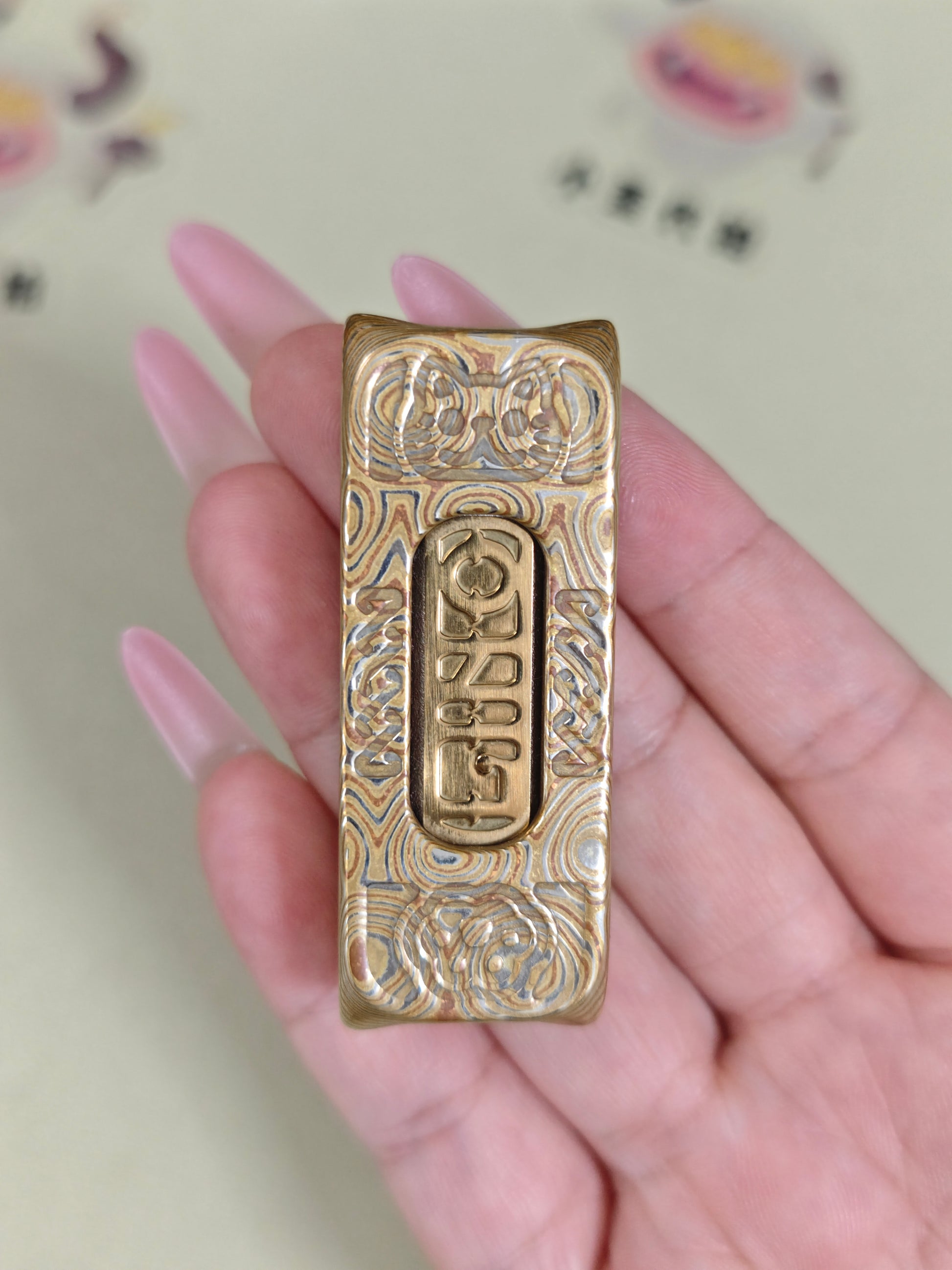 LINO EDC LIMBO Mechanical Mokume