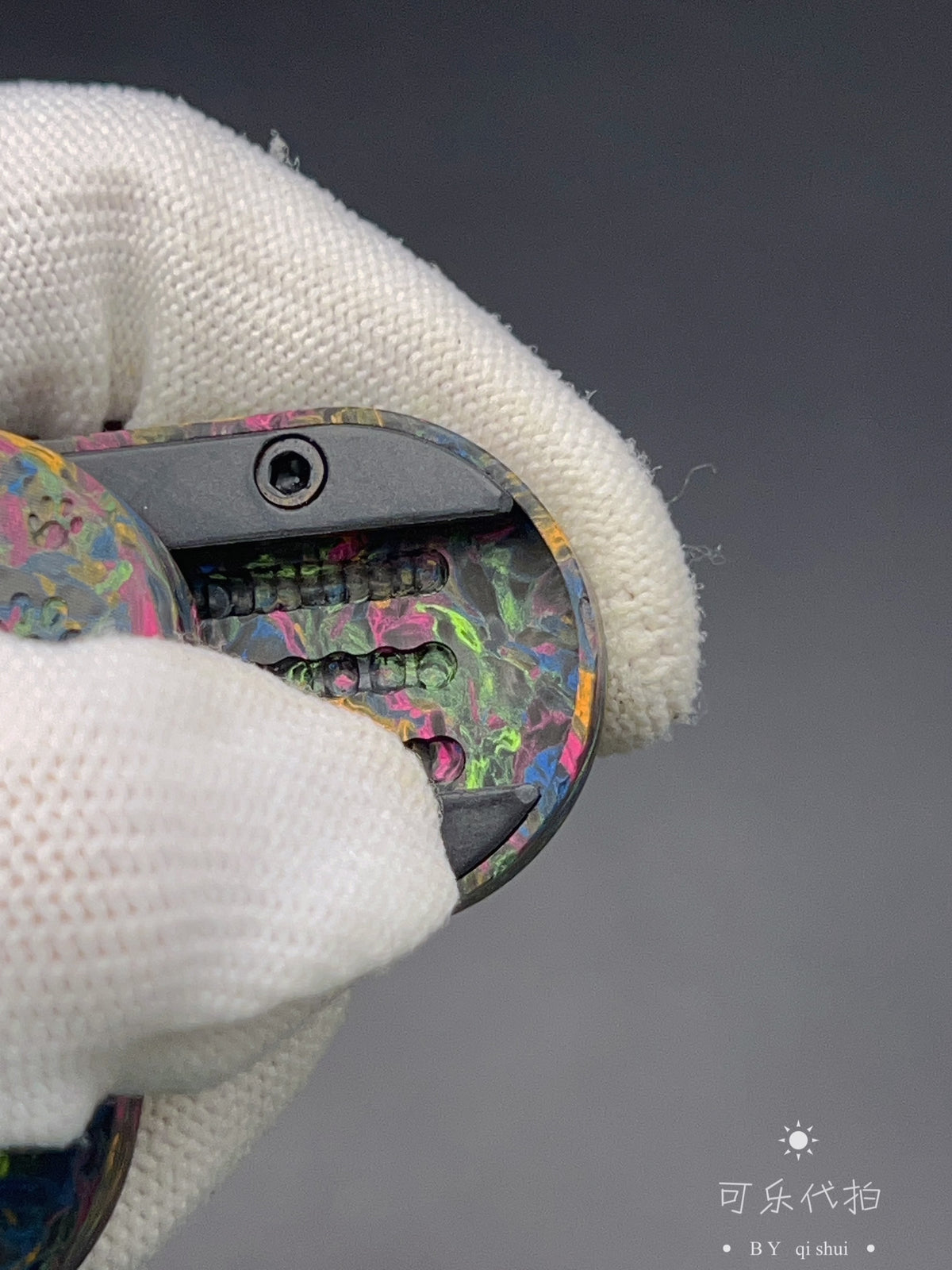 Greedy Cat Carbon Damascus