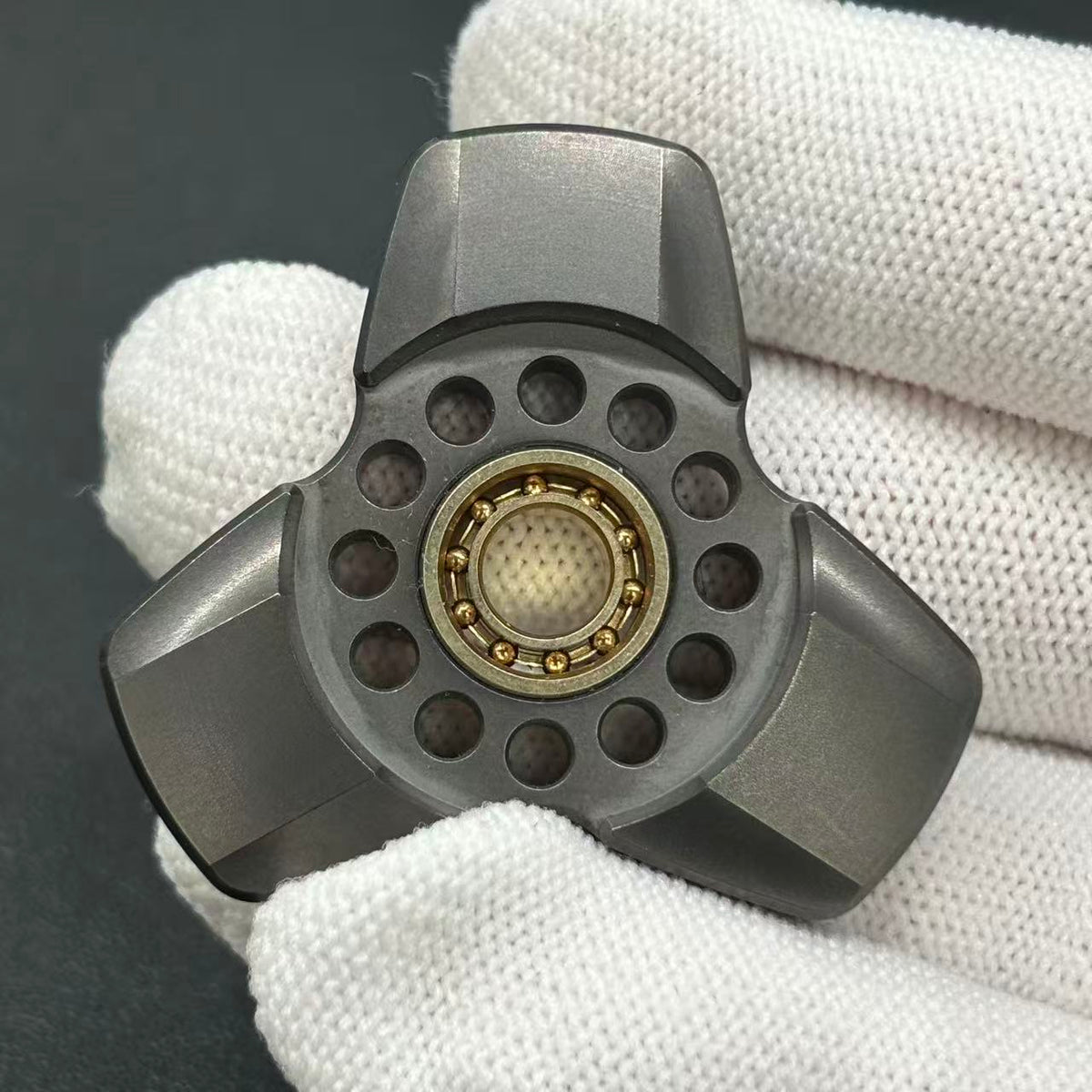 Gentle Breeze Bearing Cap Stainless Steel PVD Coated Stonewashed Machine Finished