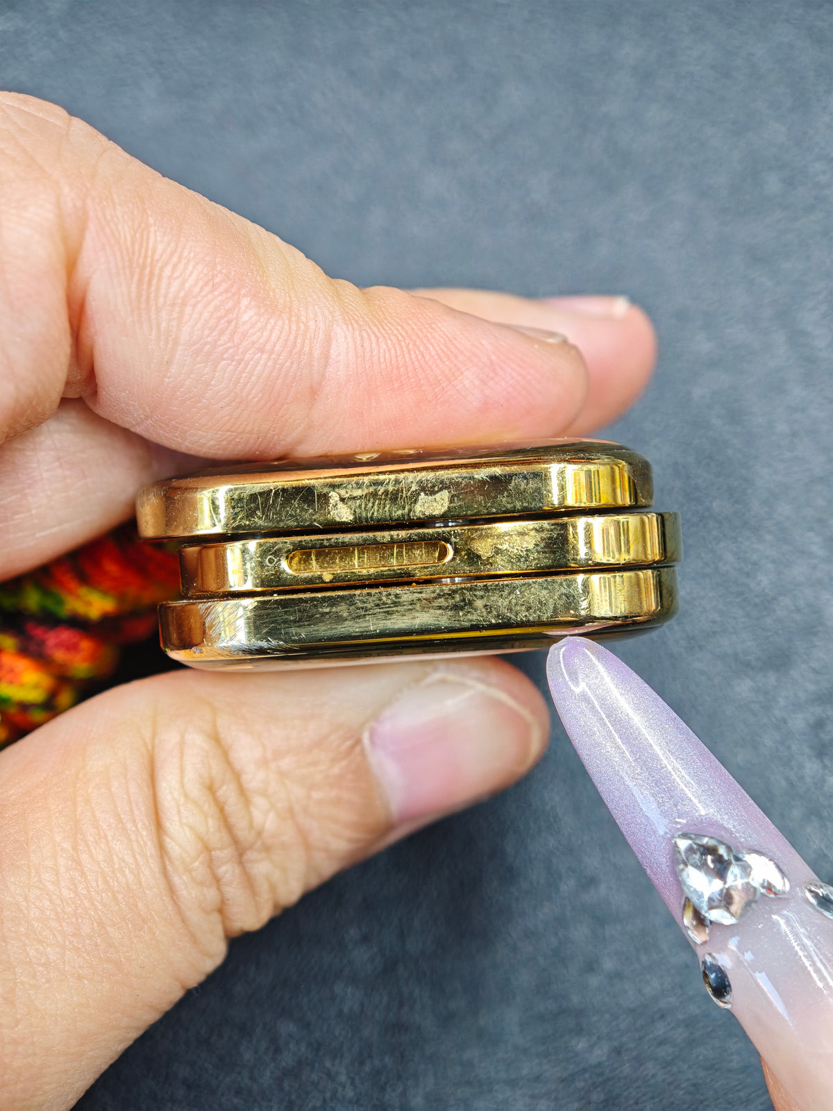 SNAP Zirconium Gold Plated Resin-Sealed