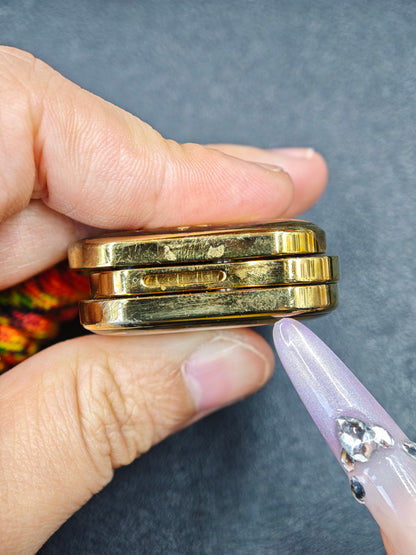 SNAP Zirconium Gold Plated Resin-Sealed