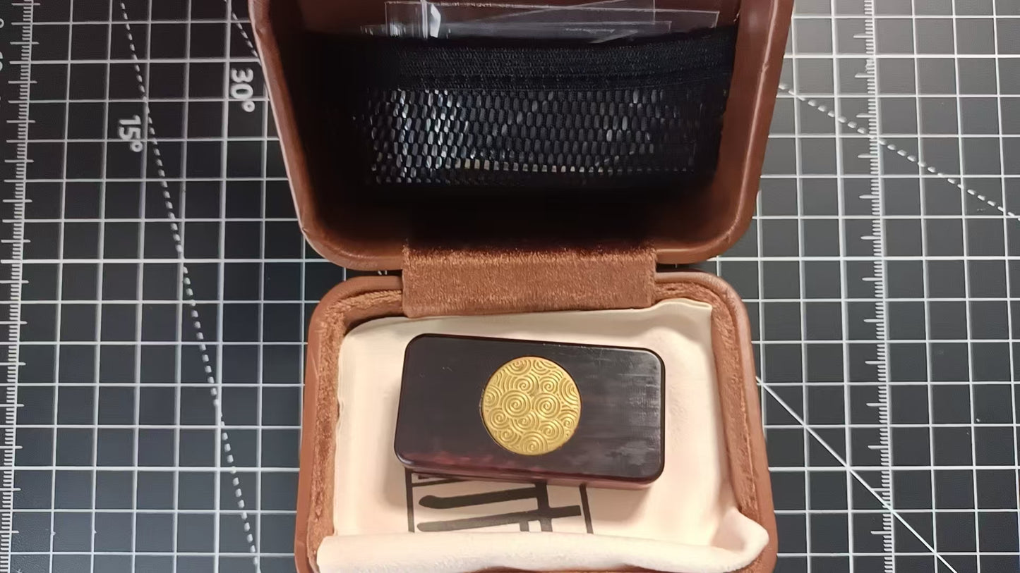 Brocade & Azure Paperweight