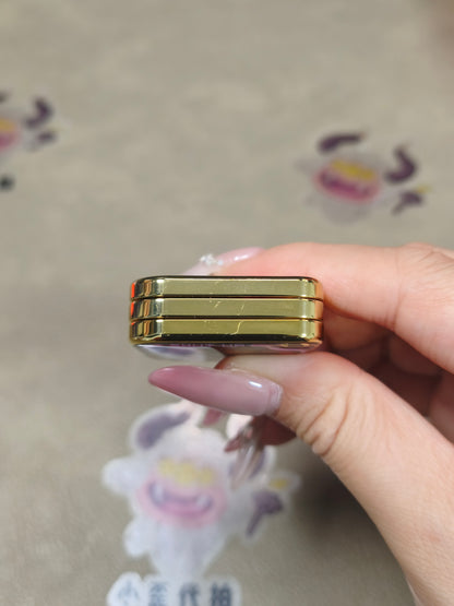 SNAP Zirconium Gold Plated Resin-Sealed