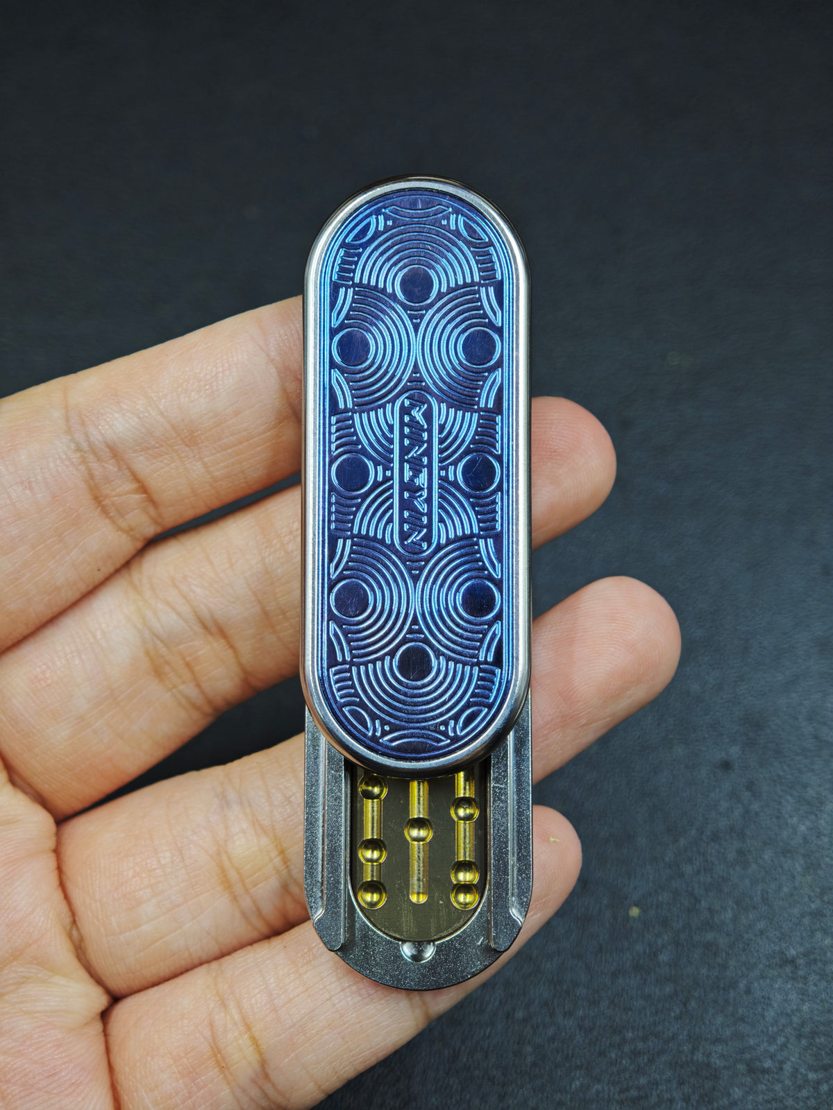 Ming Yin Titanium Engraved