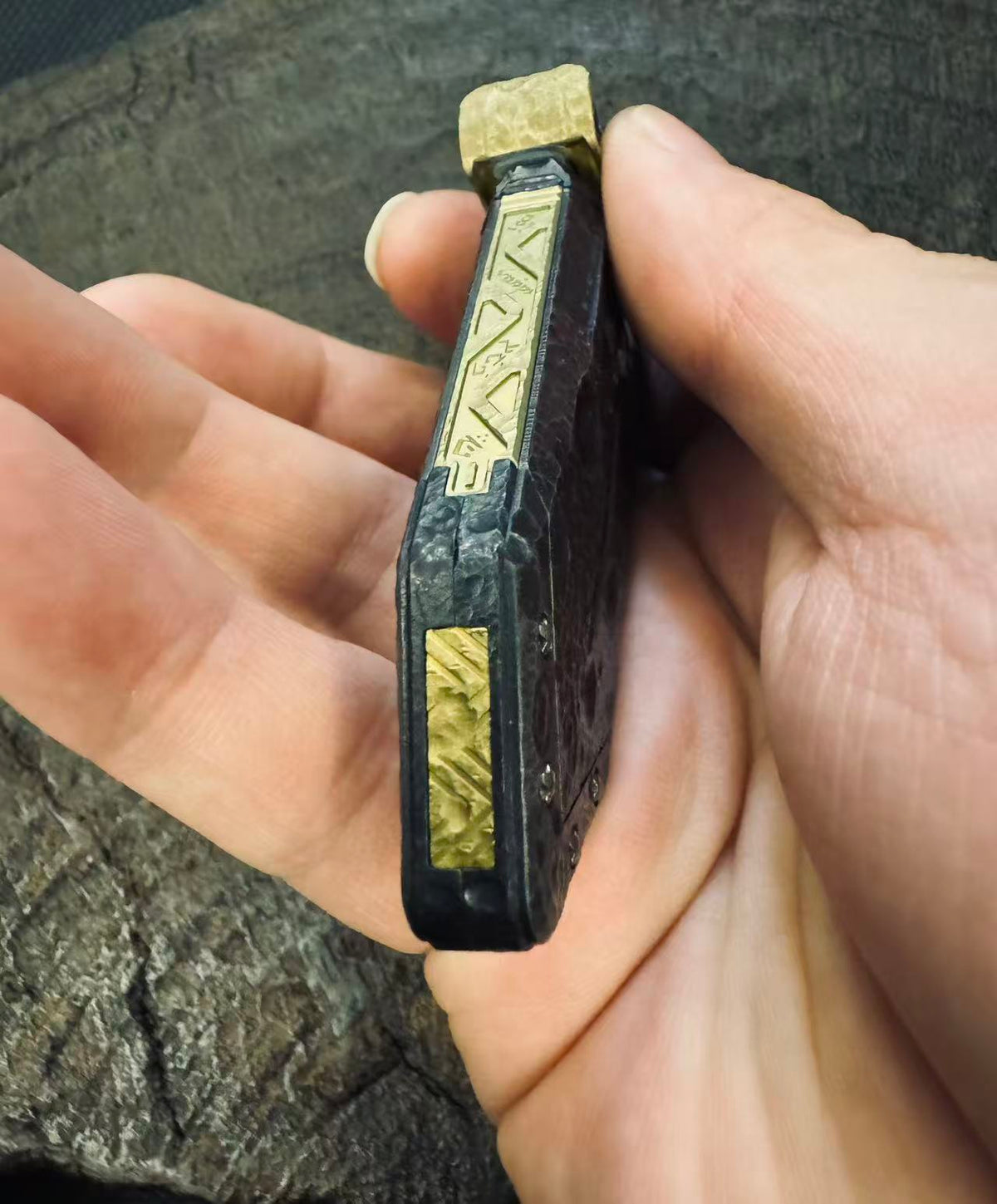 Aroundight Tungsten-Copper Engraved