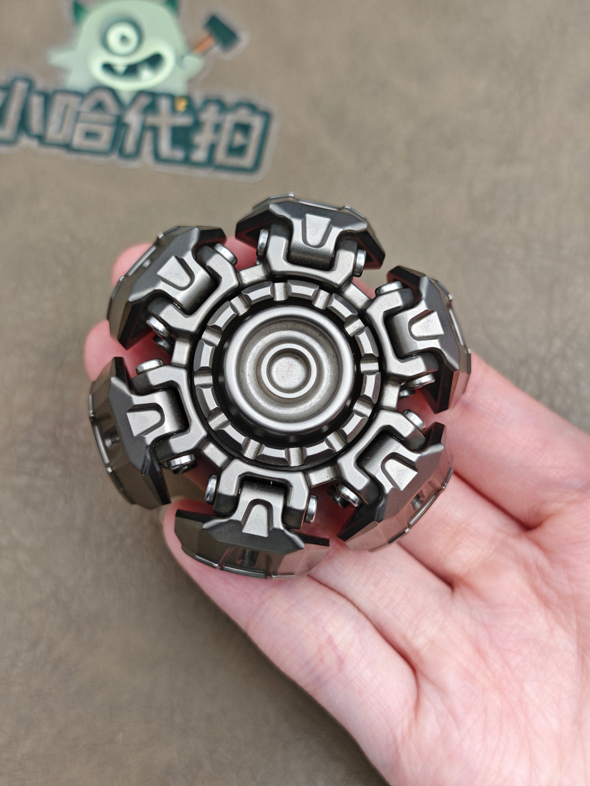 Ancient Iron Shell Opening Titanium Stonewashed