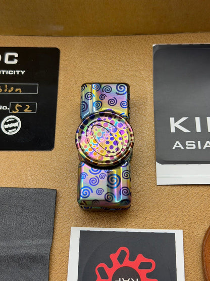 Two-Leaf Impact Titanium Color-Anodized