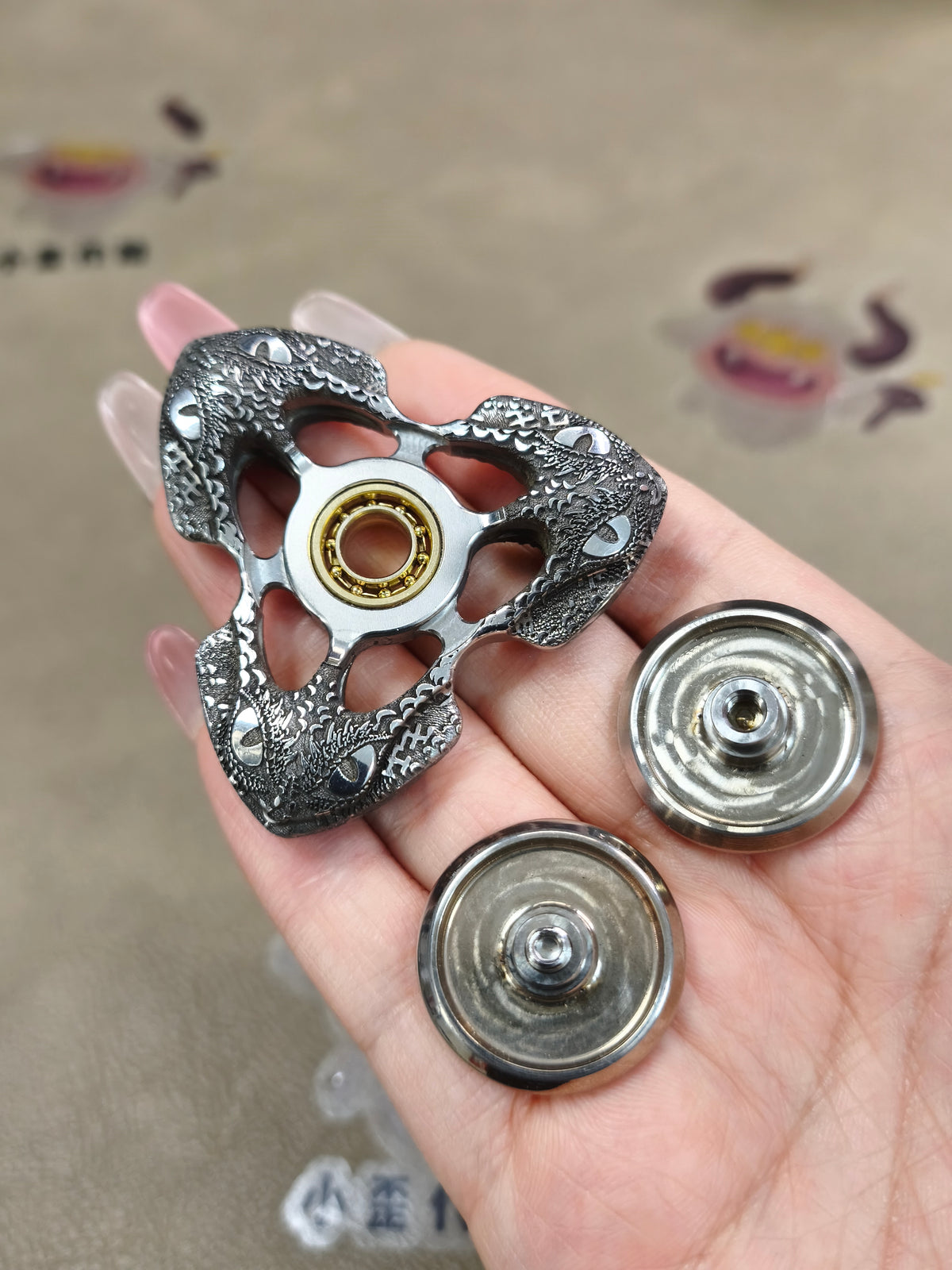Toothless Finale Special Material Stainless Steel Porcelain Washed Engraved Polished Limited Edition