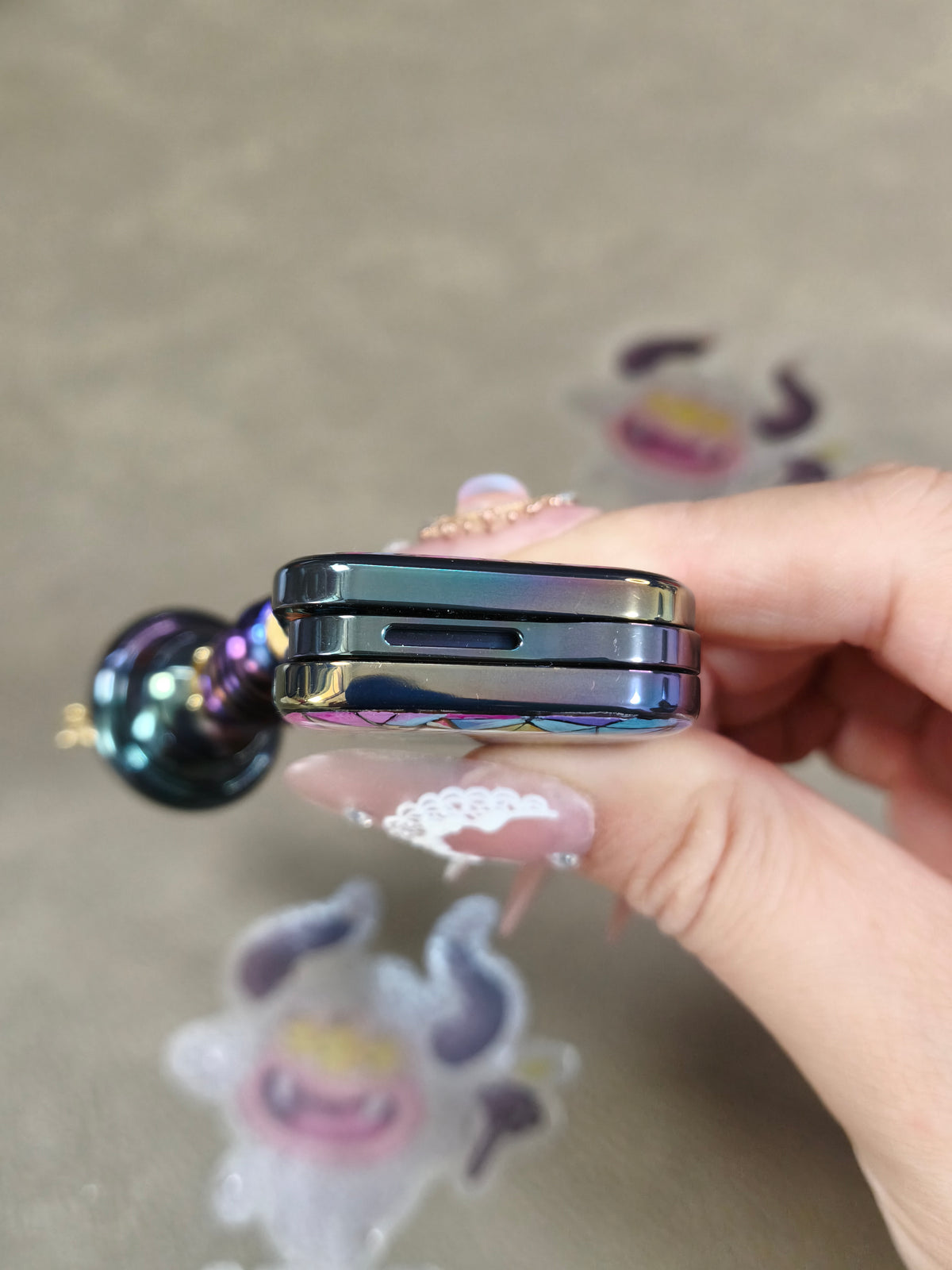 VIP Snap Zirconium Resin-Sealed Oil Slick