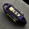 Ice crystal Titanium-dark purple/golden