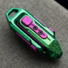 Ice crystal Titanium-green/purple