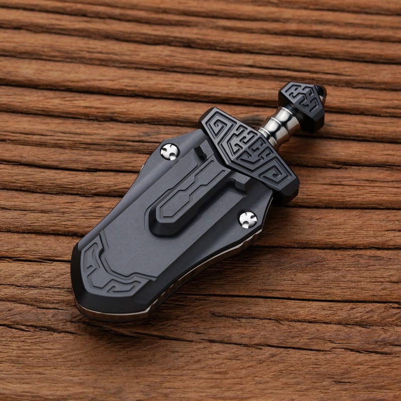 Taia Sword Blackened Zirconium + Stainless Steel