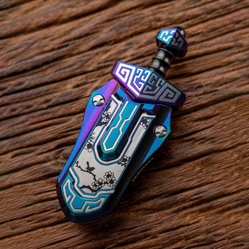 Taia Sword Oil Slick Zirconium-plum blossom