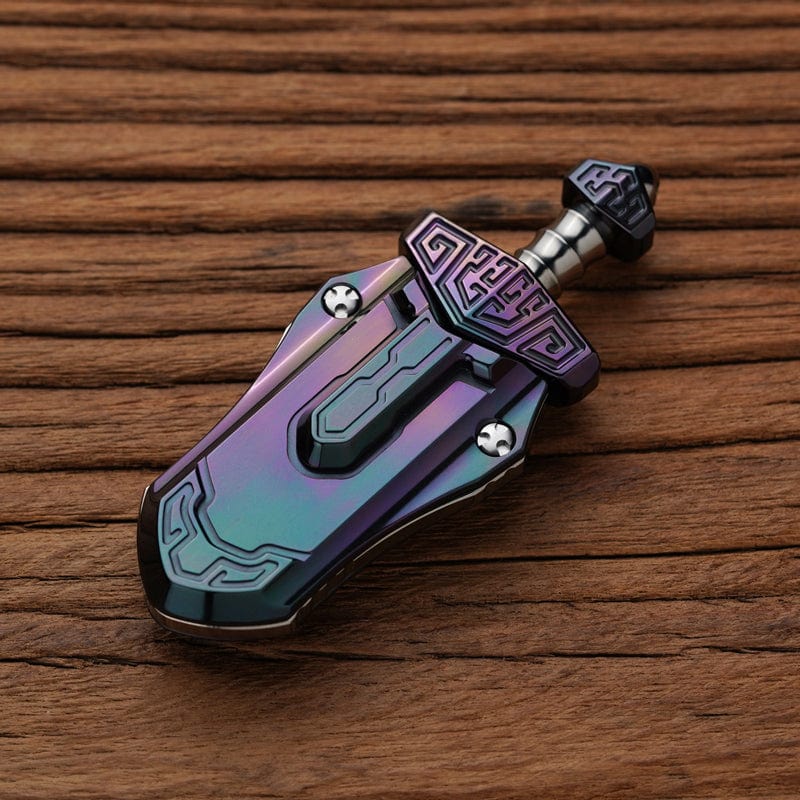 Taia Sword Oil Slick Zirconium + Stainless Steel
