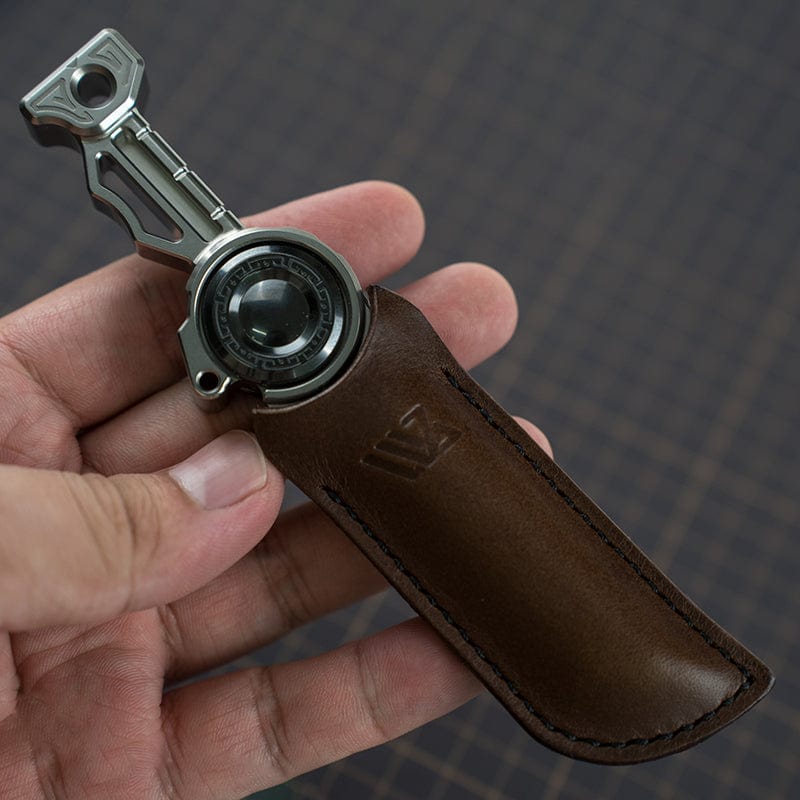 KUNWU Brown leather scabbard(with out the sword)