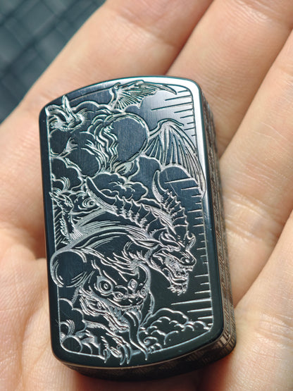 Root Three Zirconium Engraved Polished Limited Edition