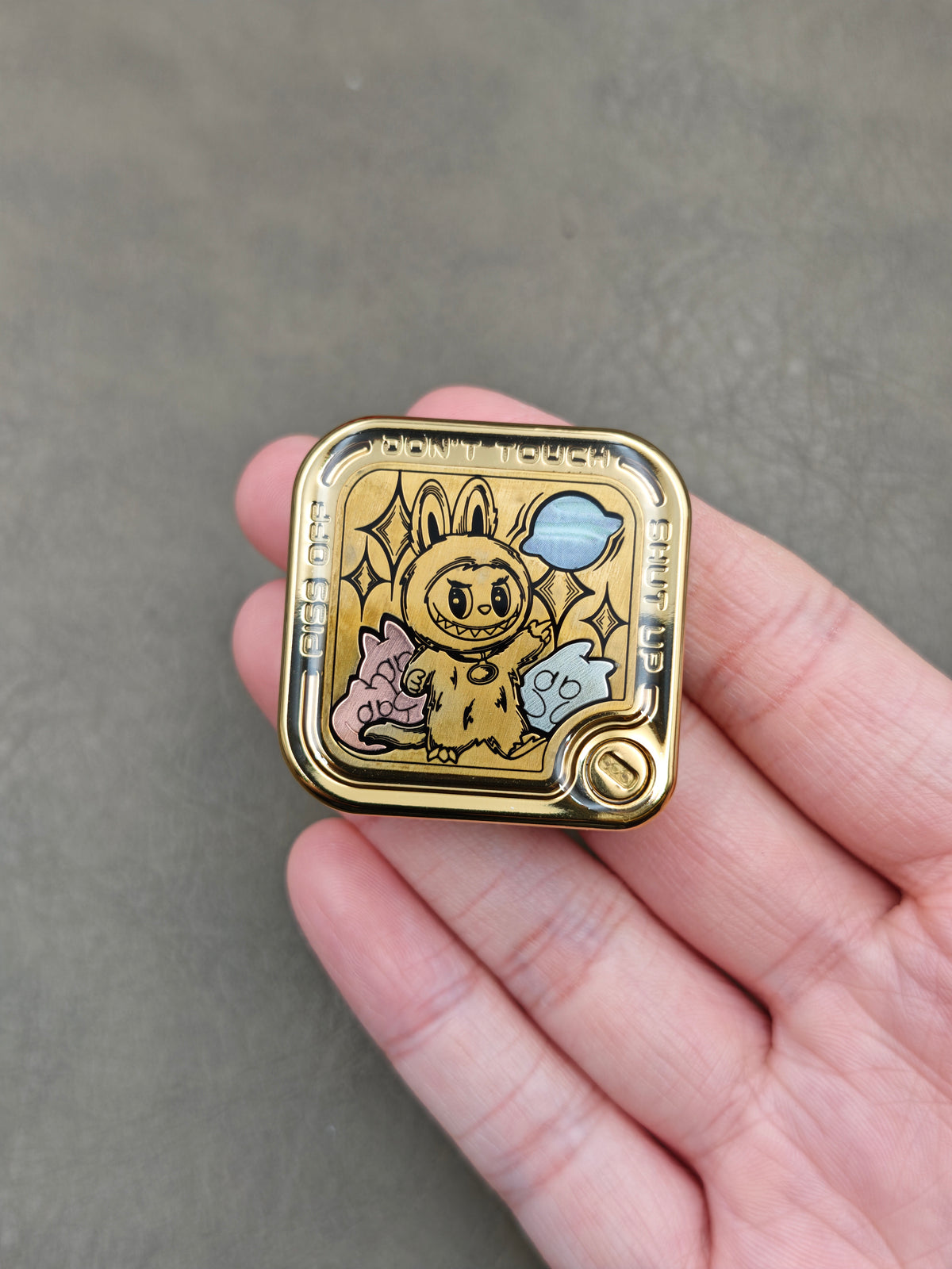 SNAP Zirconium Gold Plated Resin-Sealed