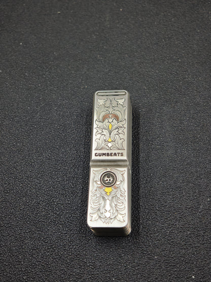Crocbeats Stainless Steel Engraved